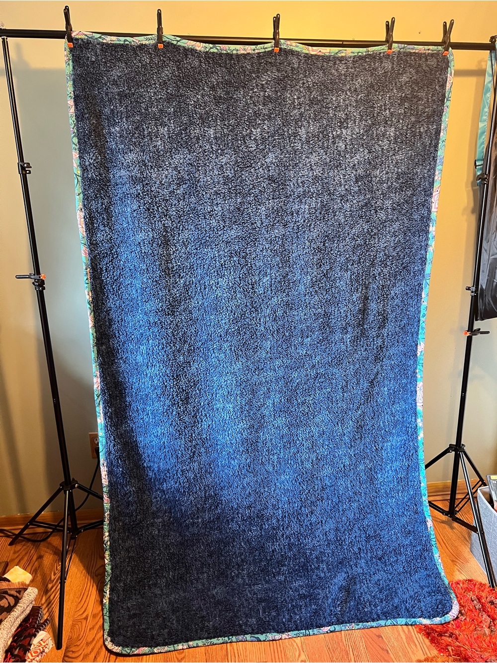 Peacock Garden Sherpa Throw Blanket Vera Bradley 2021